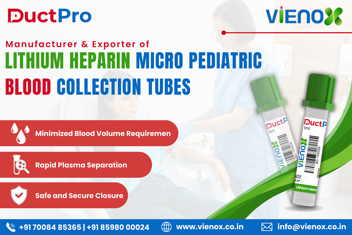 Lithium Heparin Micro Pediatric Blood Collection Tubes in Odisha