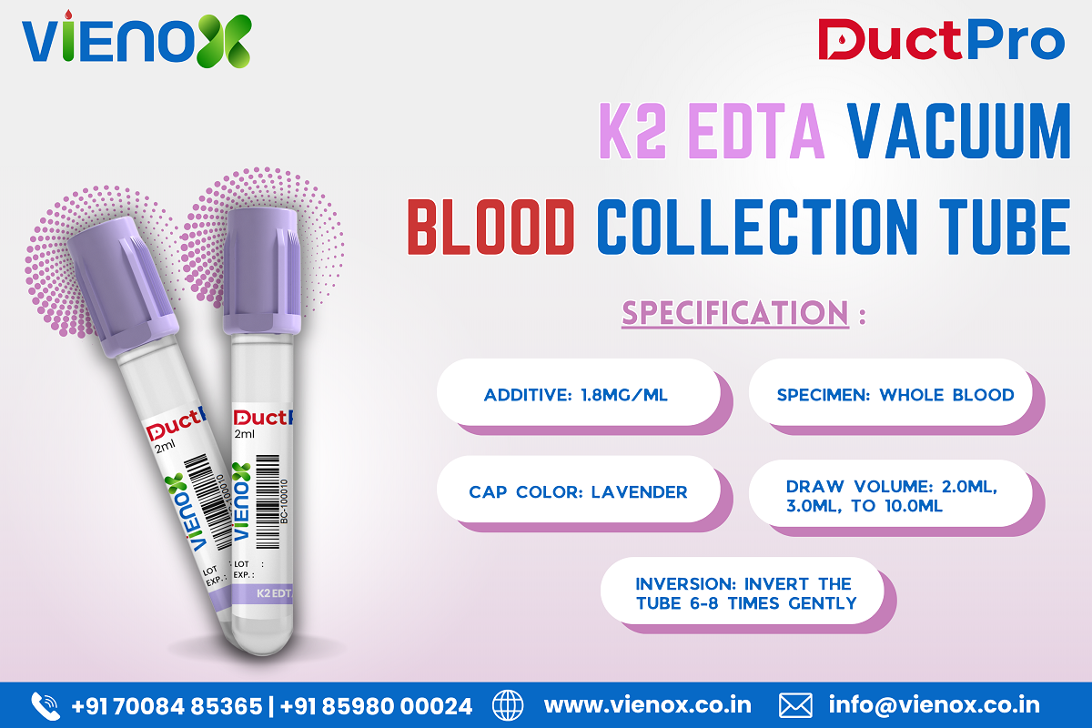 K2 EDTA Vacuum Blood Collection Tubes in Odisha